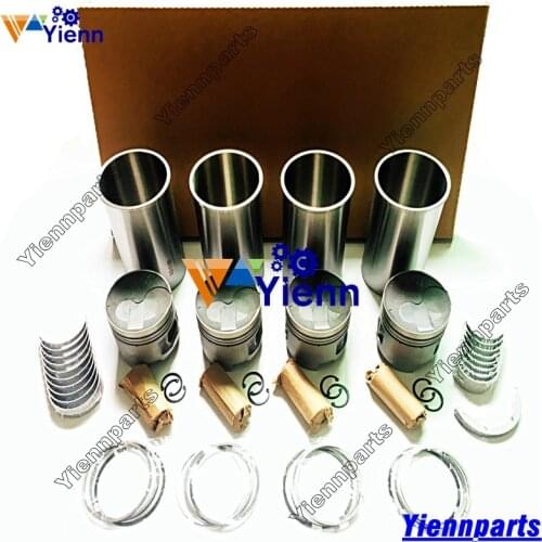 For Mitsubishi 4M40 4M40T Overhaul Rebuild Kit Piston Ring Liner Head Gasket Bearing Set For MITSUBISHI PAJERO & MONTERO 2.8 LTR