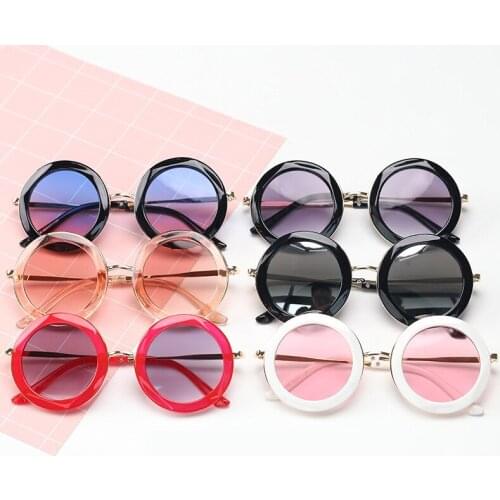 Round Metal Kids Sunglasses Boys Girls Vintage Black Gray Baby Infant Sun Glasses for Child Eyewear Uv400 Oculos Gafas 2020