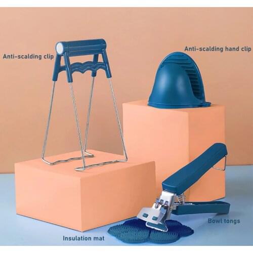 Kitchen Anti-scalding 4-piece/6-piece Combo Set Stainless Steel Anti-scalding Tool Kitchen Tool Multi-function Set