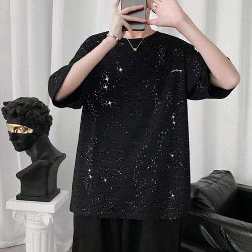 Plus Size Summer Fashion Men Summer Fashionable All Match Loose Short-sleeved O Neck Base T-shirt Top Fashion Loose Top 2XL