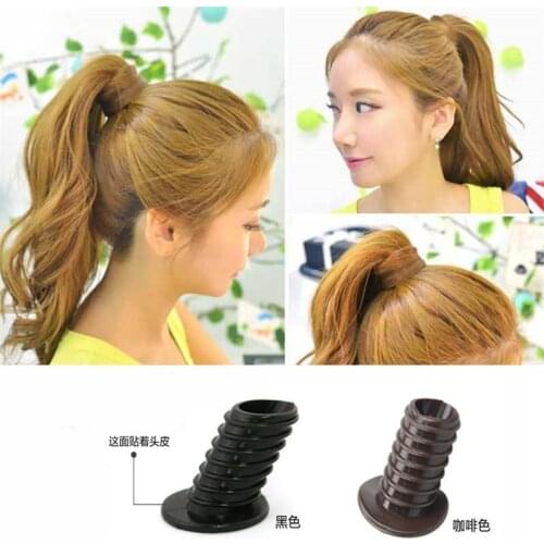 Fashion Elegant Women Ladies Girls Ponytail Increase Artifact Korea Braiders Fluffy Increase Hair Styling Tool