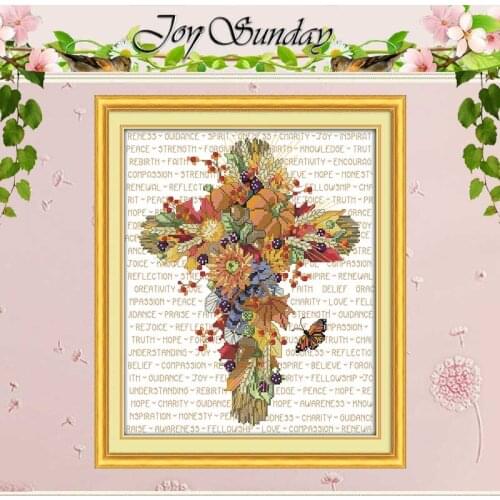 Flower Cross patterns counted Cross Stitch 11CT 14CT Cross Stitch Set Wholesale DIY Cross-stitch Kit Embroidery Needlework