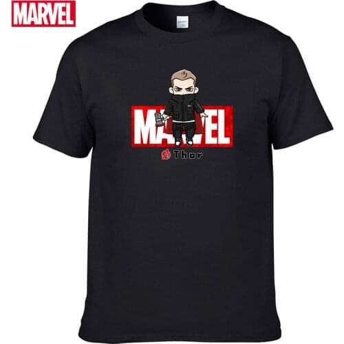 Marvel The Avengers Thor T-shirt Comfortable Breathable 100% cotton Fashion clothes for teens Summer Tops men shirt #145