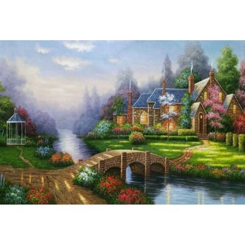 Modern Landscape Oil Canvas Painting Printings Decorative Art Picture Painting Print on Canvas Wall Art Picture for Living Room