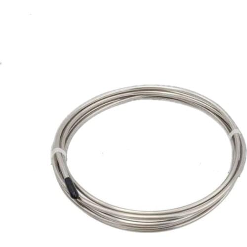 One meter 100cm length stainless steel coil tube for oil and gas BA surface bright and annealed 3 4 6 8 10mm OD 304 pipe