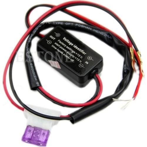 Universal 12V Car DRL Controller Daytime Running LED Light Lamp Relay Harness Control On Off Dimmer for BMW Audi Auto VW
