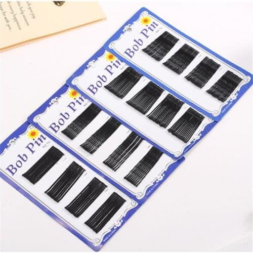 Free shipping Fashion women black basic hair accessories Hairpin girls cute hairgrip BB girl Invisible Hair Side Clips