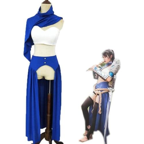 Game LOL Female Version The Unforgive Yasuo Cosplay Costume Women Clothing Halloween Carnival Uniforms Custom Made