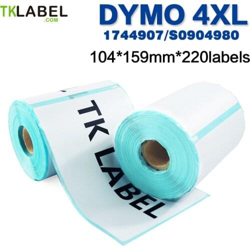 1 Roll for Dymo 1744907 / S0904980 Label 104*159mm Compatible Thermal Label Sticker Etiketten for 4XL Printer