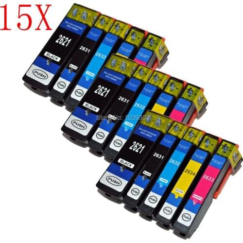15x T2621 Ink Cartridge Compatible for Epson XP600/XP-600/XP600 XP610/XP-610/XP610 XP620/XP-620/XP620 XP700/XP-700 Printer