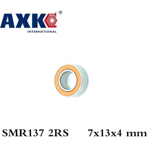 Axk 10pcs Fishing Reel Bearing Smr137-2rs Abec7 Stainless Steel Hybrid Ceramic Ball Bearings Smr137rs Smr137 2rs Cb 7x13x4 Mm