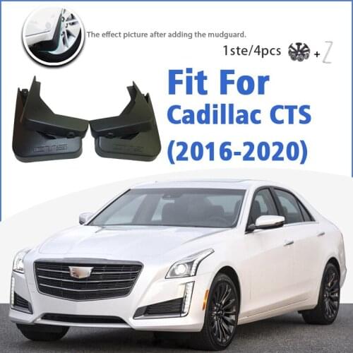 Mudguard For Cadillac CTS 2016-2020 Front Rear 4pcs Mudflaps Mudguards Car Accessories Auto Styline Splash Guard Fender