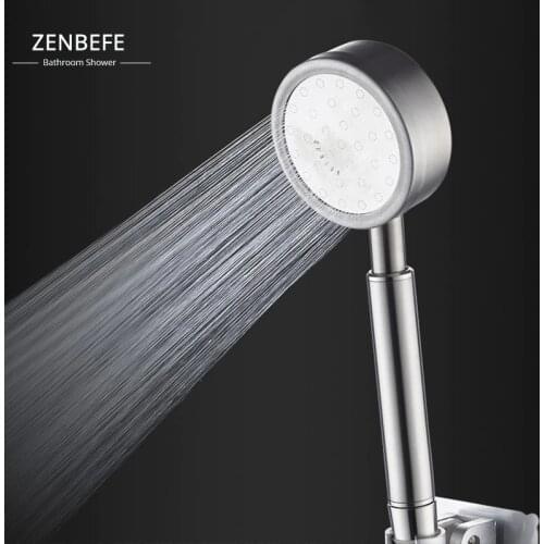 ZENBEFE 304 stainless steel shower head pressurized bath shower shower single head shower pressurized bath shower head
