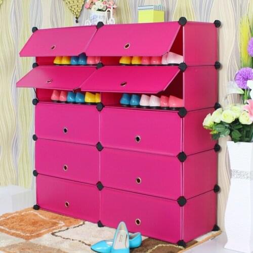 Creative shoe cabinet simple environmental protection dustproof ultra-thin resin storage shoe cabinet