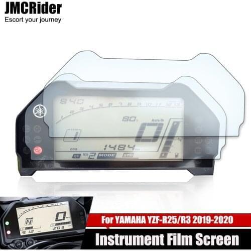 Motorcycle speedometer Scratch TPU Film For YAMAHA YZF-R25 YZF-R3 YZF R3 R25 2019 2020 2021 Dashboard Screen Instrument Film