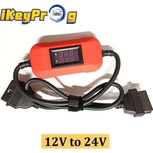New Truck Converter Adapter 12V to 24V for Heavy Duty Truck Car OBD2 Scanner Tool For Launch X431 Easydiag 3.0/2.0