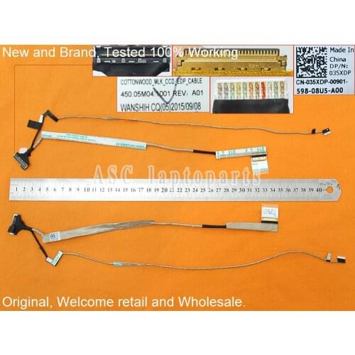New Original LCD LED Video Flex Cable For Dell Inspiron 13-7353 7352 7359 Laptop Screen Display Cable 450.05M04.0001 CN-035XDP