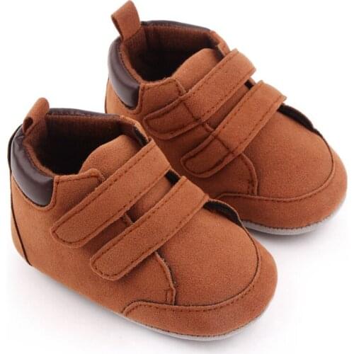 Autumn Fall High-top Retro Leather Shoes Newborn Baby Boy Girl shoes Classic Causal Sneakers Toddler Anti-slip Moccasins