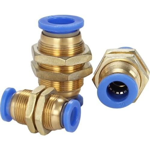 Pneumatic Fitting Pipe Connector Tube Air Quick Fittings Water Push In Hose Couping PM 4mm 6mm 8mm 10mm 12mm