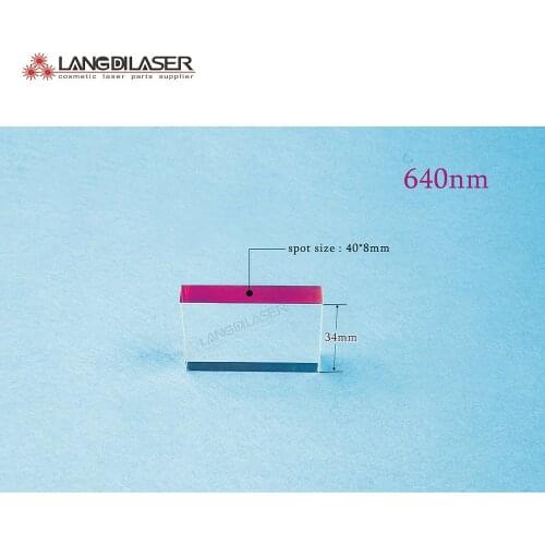 Size : 40*8*34 / spot size : 40*8 / wavelength : 640nm~1200nm / IPL crystal filter / IPL-Kristallfilter