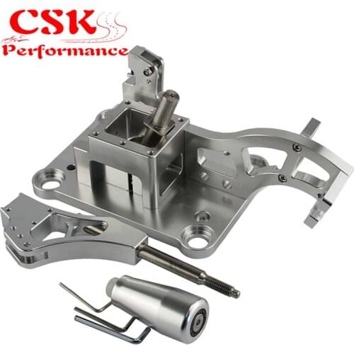 Manual Billet Shifter Box W/ Gear Knob Fits For Acura RSX Fits For Civic K-swap EG EK DC2 EF