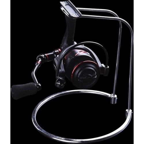 Removable Fishing Wheel Display Rack Outdoor Fish Spinning Reel Stainless Steel Bracket