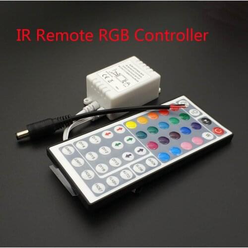 Led Controller 44 Keys LED IR RGB Controler LED Lights Controller IR Remote Dimmer DC12V 6A For RGB 3528 5050 LED Strip