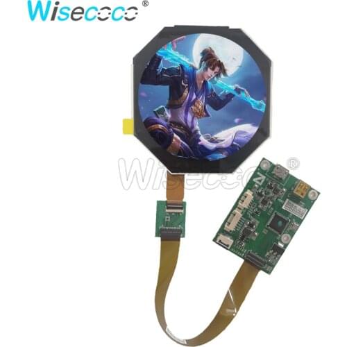 Wisecoco 2.5 Inch RGB MIPI IPS 480 * 480 Circle Display Round Shape TFT LCD For Smart Wearables