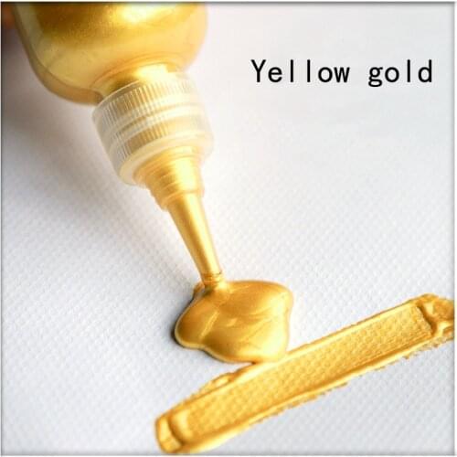 60ml Gold Lacquer Metal Acrylic Paint, Waterproof And Non-Fading, Used For Statue Coloring Handmade DIY Paint акриловые краски