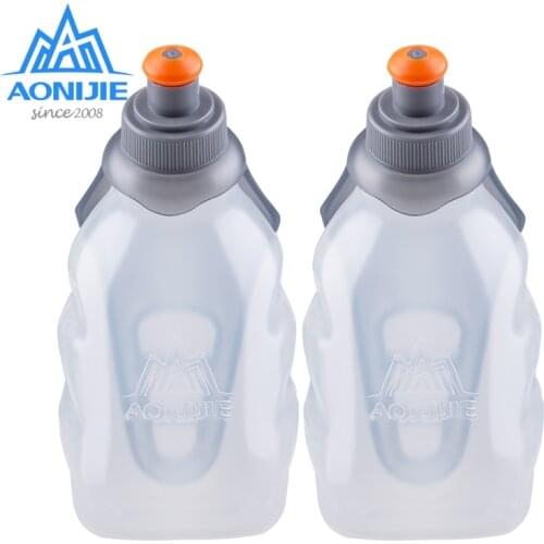 2pcs AONIJIE SD-06JP Water Bottle Kettle Flask Storage Container For Running Hydration Belt Backpack Waist Bag Marathon Trail