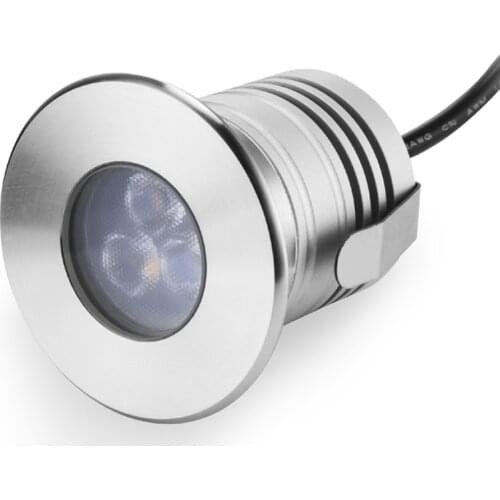 3W IP68 Waterproof LED Underwater Swimming Pool Lighting 12V-24V DC Fountain Spotlight Embedded Lamp With Cree Chip