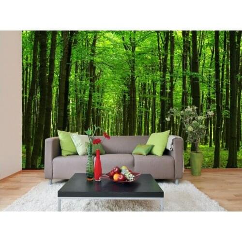 3d bathroom wallpaper Home Decoration customized wallpaper for walls Forest scenery classic wallpaper for walls