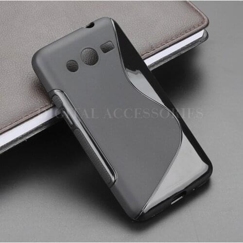 8 Color S-Line Anti Skidding Gel TPU Slim Soft Case Back Cover For Samsung Galaxy Core2 G355H Core 2 G355 Phone silicone Cases