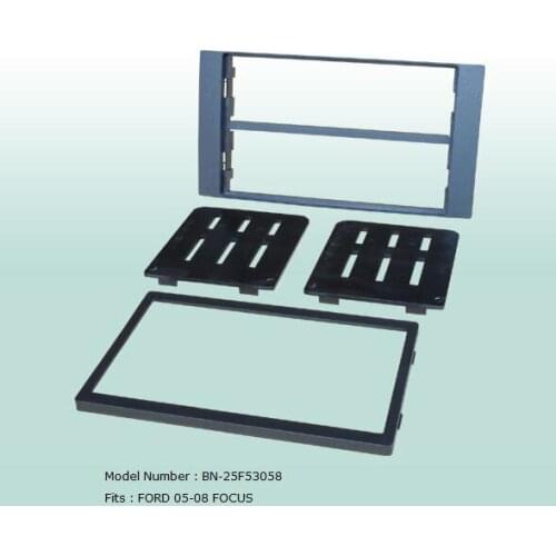 Car Fascias 2 Din Radio Audio Panel Frame Dash Kit For Ford Focus 2005 2006 2007 2008