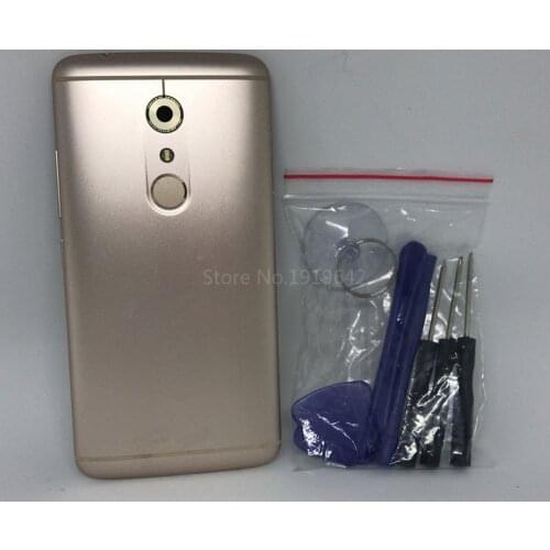 New For ZTE Axon 7 A2017 5.5'' Cellphone Metal Frame Housings Cover With Fingerprint Button Battery Case Repair Parts
