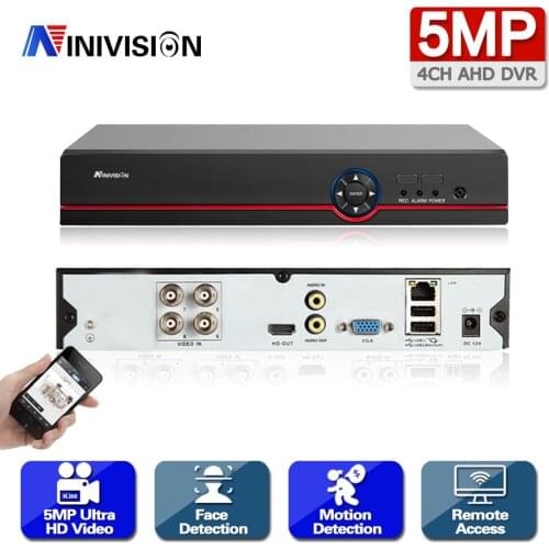 4CH 4MP 5MP 6-in-1 AHD Digital Video Recorder 2560*1920P Super HD DVR ONVIF USB 3G WIFI Motion Detection H265 Cloud P2P