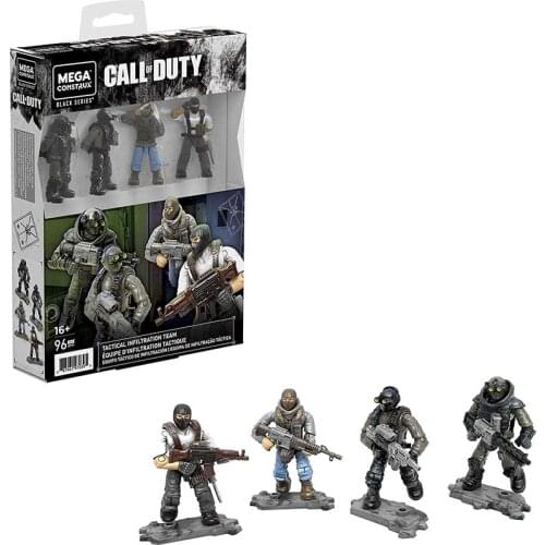 Mega Construx Call of Duty Tactical Infiltration Team Multi GYF91 Battle Royale Air Drop Multi GYF92 Action Figure Set Toy Gift