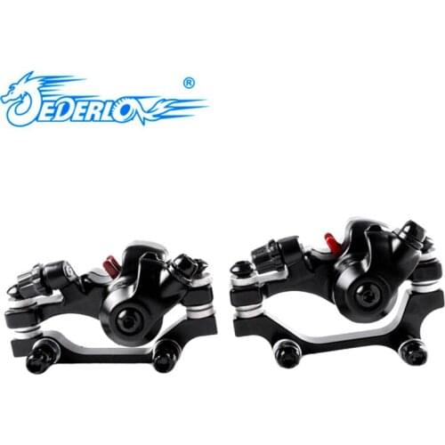 Electric bicycle Disc Brake Bicycle mechanical cable pull disc brake MTB road bicycle Aluminum alloy brake F160-R140/F180-R160