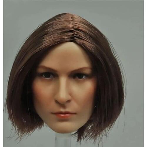 AL100031 1/6 Soviet Female Soldier Head Sculpt Head Carving Fit 12'' Action Figure Body In Stock