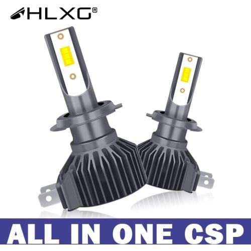 HLXG h7 led HB3 HB4 H4 H8 H9 H11 LED fog lamp 16000LM 9005 9006 lampada auto bulbs luces headlight 12V car Lights wireless 6000K