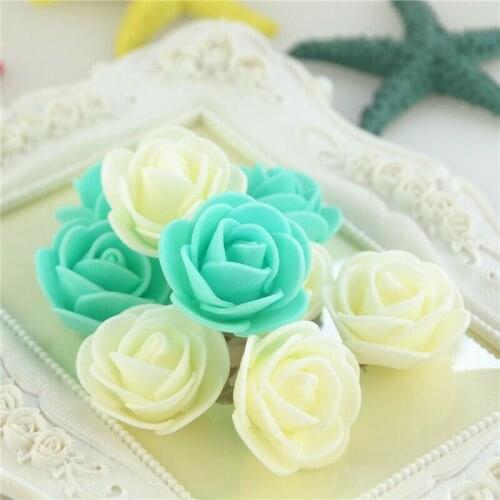 Mini Foam Artificial Roses Fake Flowers 500 Heads Buds Wedding Party Home Decor