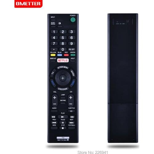 Use for Sony led lcd TV remote control RMT-TX100U for KDL-50W800C KDL-55W800C KDL-65W850C KDL-75W850C XBR-43X83