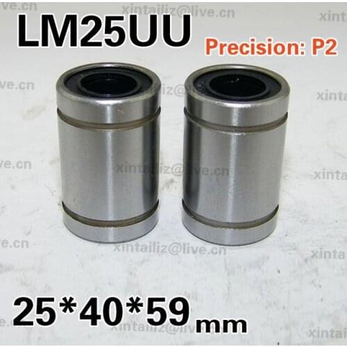 [LM25UU-P2]4PCS Free Shipping 4pcs/lot linear bearing SDM25UU LB25UU LM25UU linear bearing 25mm*40mm*59mm