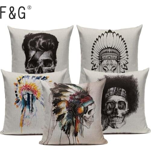 Ethnic Style Cushion Cover High Quality Square Couch Cartoon Throw Pillow Sofa Car Home Decorative Custom Textile Pillow Case