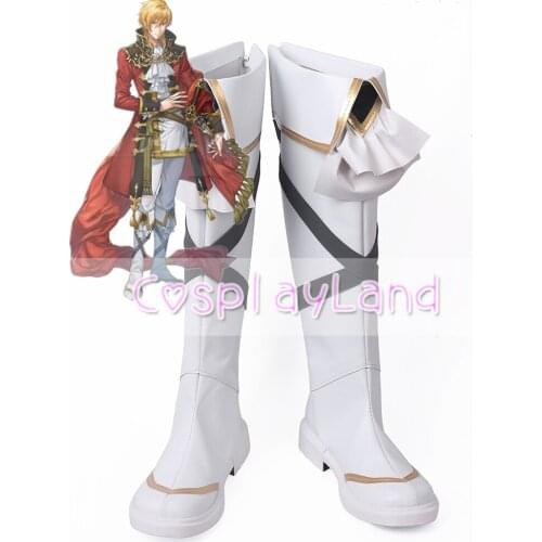 Fire Emblem Genealogy of the Holy War Eldigan Cosplay Costume Boots Shoes Halloween Party Custom Made Shoes Accessories