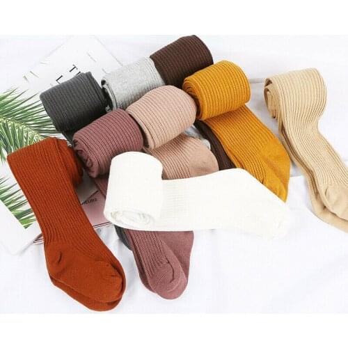 Hot 0-4Years Autumn Winter Baby Toddler Kids Girls Cotton Warm Pantyhose Socks Stockings