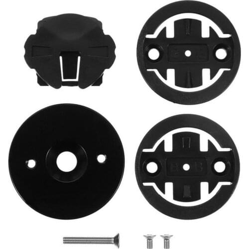 Adjustable Bike Computer Stem Top Cap Mount Holder With 4 Adapters For Garmin Bycicle Accessories Ebike Controller