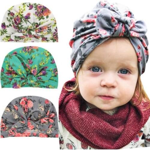 New Baby Hat for Girls Spring Autumn Baby Boy Cap Photography Props Elastic Infant Beanie Turban Hat Baby Accessories H132S