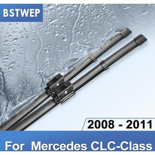 BSTWEP Wiper Blades for Mercedes Benz CLC Class CL203 Fit Slider Arms 160 180 200 220 230 320 350 BlueEFFICIENCY KOMPRESSOR CDI