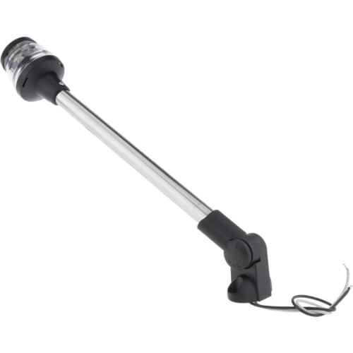 DC 12-24V 16'' Fold Down Marine Boat LED Navigation Lights Yacht Stern Anchor Lights